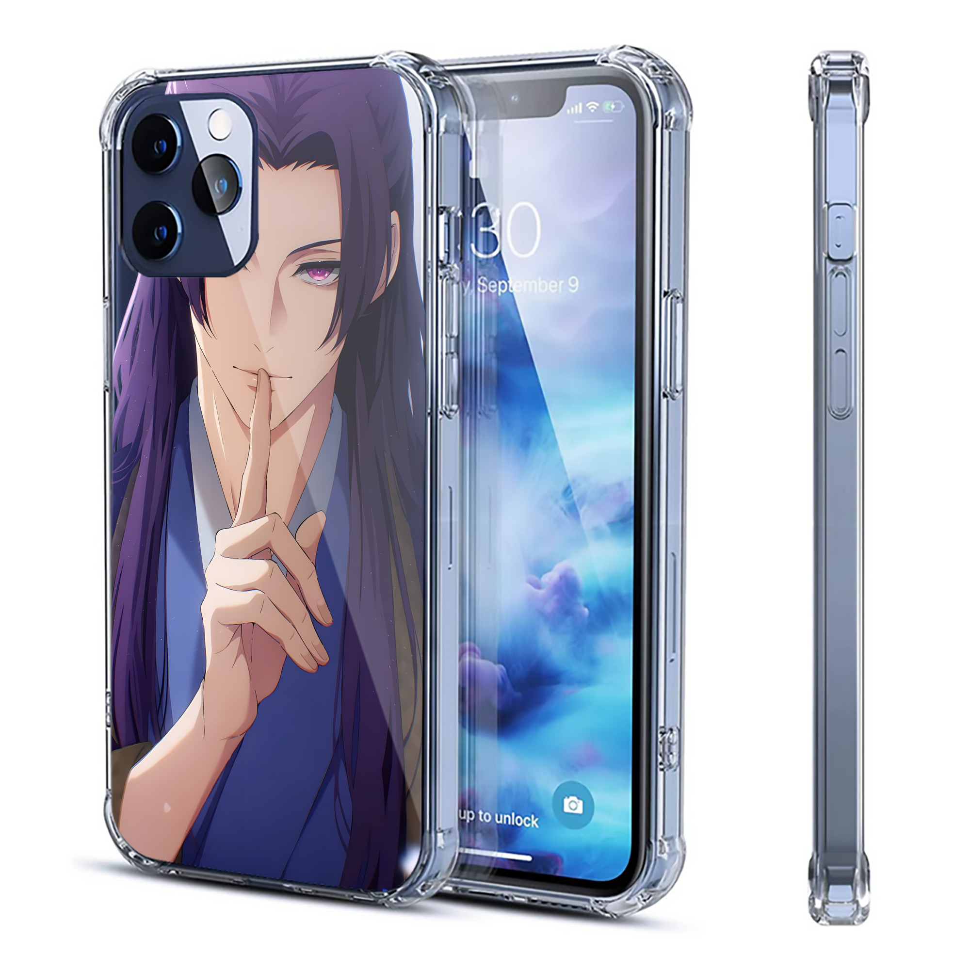 （画像用） 薬屋のひとりごと The Apothecary Diaries 【iPhone 12シリーズ対応】透明スマホケース（クリアソフトケース）